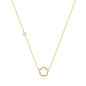LENNIK 100% 925 Sterling Silver Women necklace plated with Exquisite five petal flower hollowed out white shell zircon plata 925