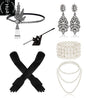 Sexy Sequin Bead Dress Host Retro Banquet Party Stage Nightclub Gatsby Tassel Dress
