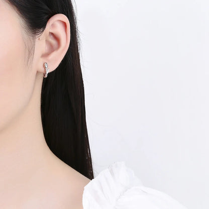 Luxury 925 Sterling Silver Ear Needle Flower Colorful Crystal Gold Earring For Women Hoop Earrings Trend Jewelry  Accessories