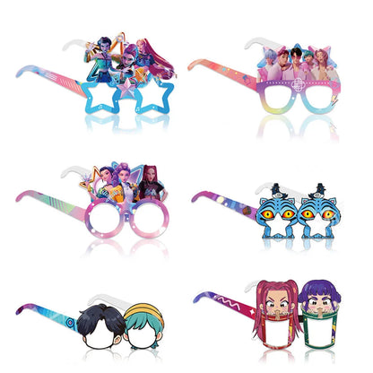 KPop Demon Hunters Standing Up Ornament Acrylic Superstar Desktop Stand Decor Anime Figures Craft Creative Gifts for Fan Lover