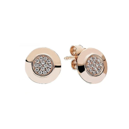 European New S925 Silver Zircon Heart-ShapedColored Earrings Suitable For Women's Holiday Exquisite Charm Jewelry Gifts