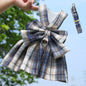 Cute Plaid Skirt Chest Strap Leash Dog Cat Vest Clothes Fighting Supplies Pet Harnesses Walking Pet Accessories Comfortable