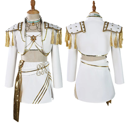 Kids Rumi Cosplay Costume Kpop Demons Children Disguise Halloween Carnival Party Clothing