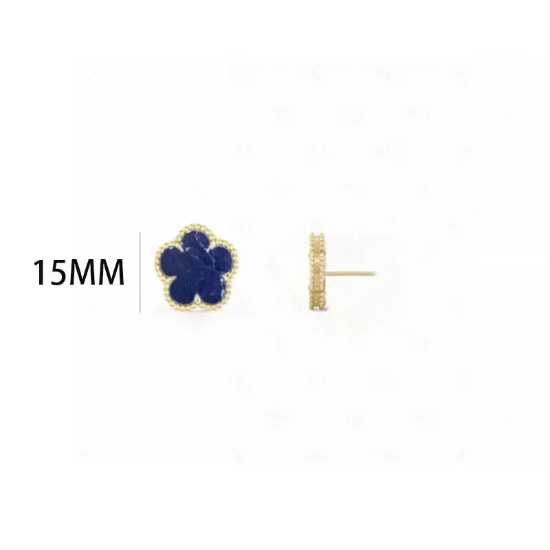2023 New 925 Sterling Silver Women's Luxury Jewelry High Quality Pidestone Clover Bracelet Jewelry Set Free Shipping With Logo