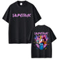 Movie KPop Demon Hunters Rumi Mira Zoey Saja Boys Derpy Tiger Double Sided Print T-shirt