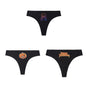 3PCS Halloween Women's Panties Charming Thongs Female Breathable Soft Sexy Lingerie