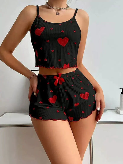 Women's Spaghetti Strap Pajamas Sexy Sleepwear