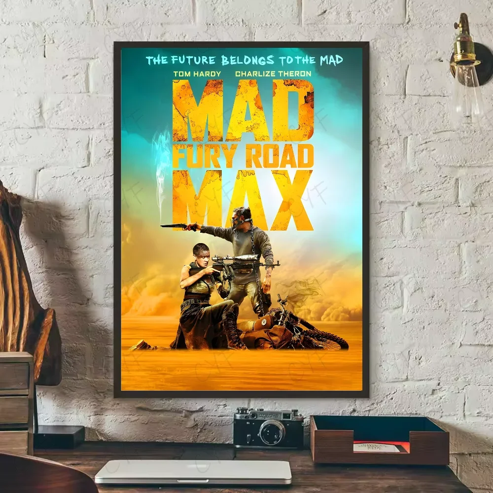 Mad Max HD Art Poster Sticky Wall Waterproof Decor for Home Living Room Bedroom Bar Aesthetic