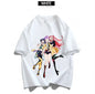Cartoon Anime Film Kpop Demon Hunters Print T-shirt for Men Women Adult Clothes Summer Cotton Outdoor Wear Hip Hop Fashion Tops
