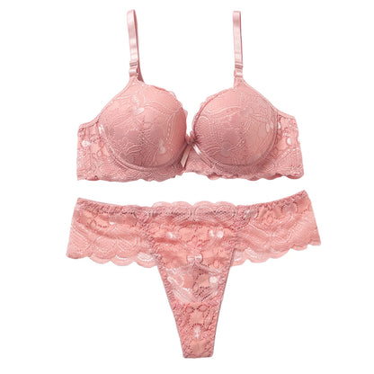 Women s Floral Lace Lingerie Set Sheer Mesh Seductive Babydoll Push up Bra and Panty 2 Pcs Set with Garter Belt