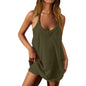 Sport Mini Dress For Women Summer Sleeveless Dress Casual Short Sundress