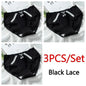 3PCS/set Cotton Bar Girl Panties Butterfly Sexy Design Unique Mid Waist Women Briefs Breathable Girls Underwear Soft Lingerie