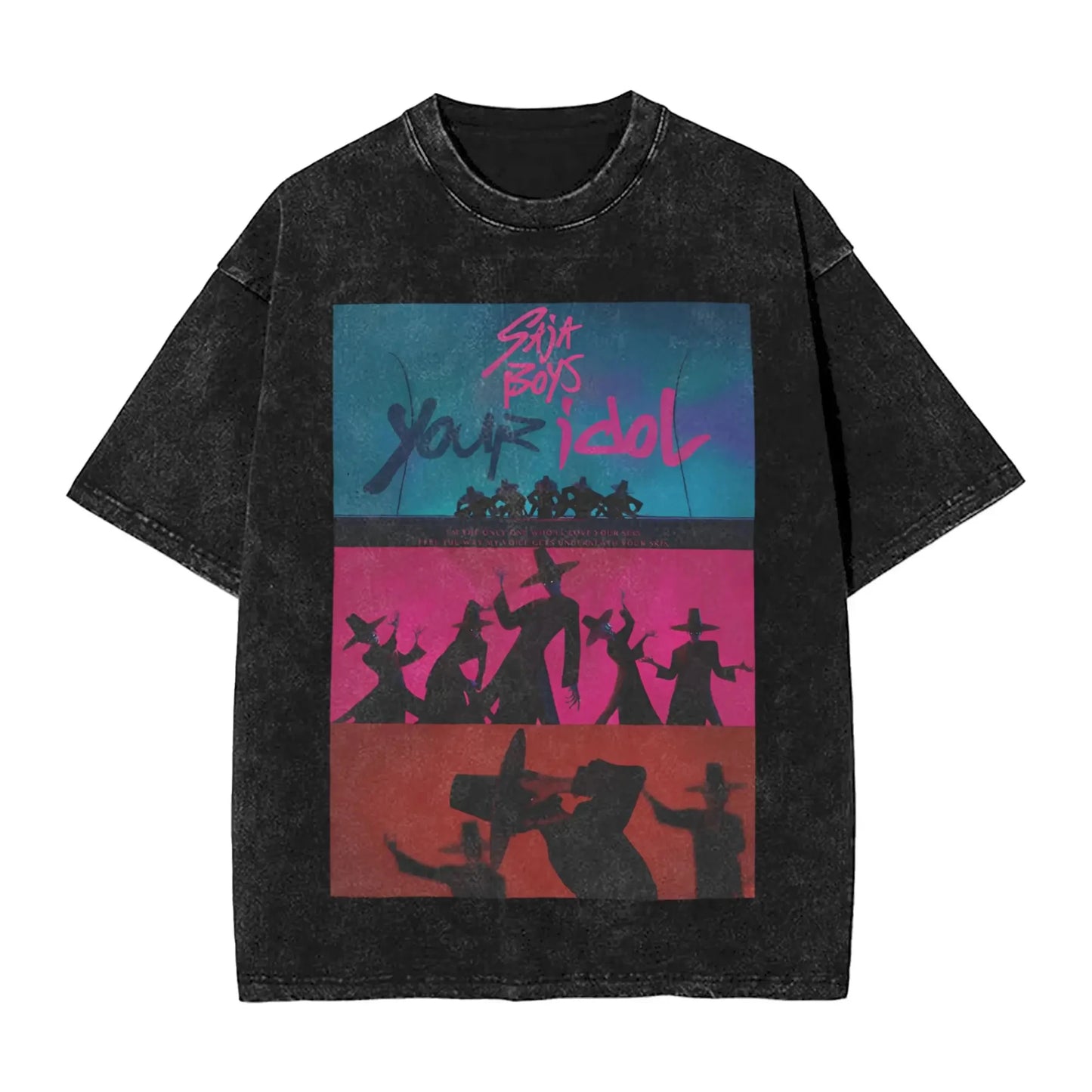 Saja Boys Kpop Demon Hunters Vintage Style T-Shirts