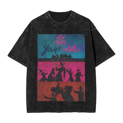 Saja Boys Kpop Demon Hunters Vintage Style T-Shirts