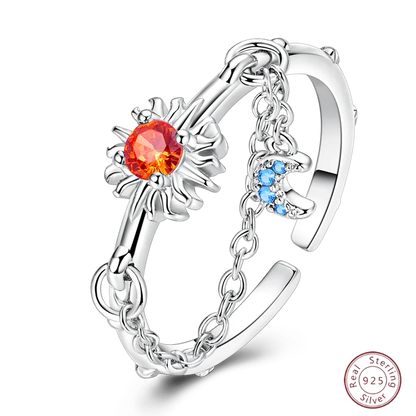 New 925 Sterling Silver Open Ring Hollow Rose Infinite Love Simple Ring Women Wedding Engagement Party Jewelry Gift