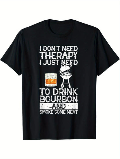 Men's Whiskey Drinking Graphic Tee