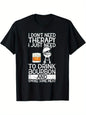 Men's Whiskey Drinking Graphic Tee