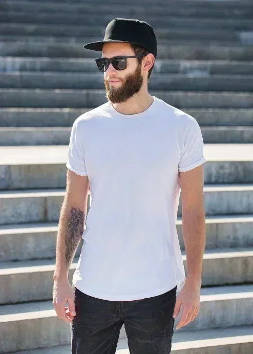 Men's T-shirt New American Harajuku Style K-pop Demon Hunter Tiger and Bird Demon Hunter Tiger Print T-shirt streetwear Unisex