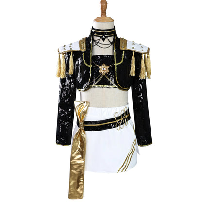 Kids Rumi Cosplay Costume Kpop Demons Children Disguise Halloween Carnival Party Clothing