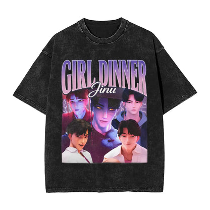 Kpop Demon Huntrix Tiger Derpy The Tiger and Bird T-Shirt