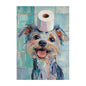 Toilet Paper Animal Posters Panda Highland Cattle Canvas Painting Print Modern Wall Art Picture for Bathroom Home Decoration