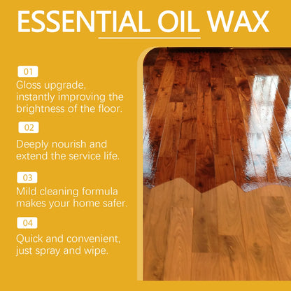 Jakehoe Beeswax Wood Polishing Spray Anti-cracked Nourishing Restoring Gloss Fresh Scent Maintainence Furniture Spray