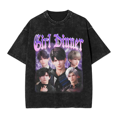 Kpop Demon Huntrix Tiger Derpy The Tiger and Bird T-Shirt