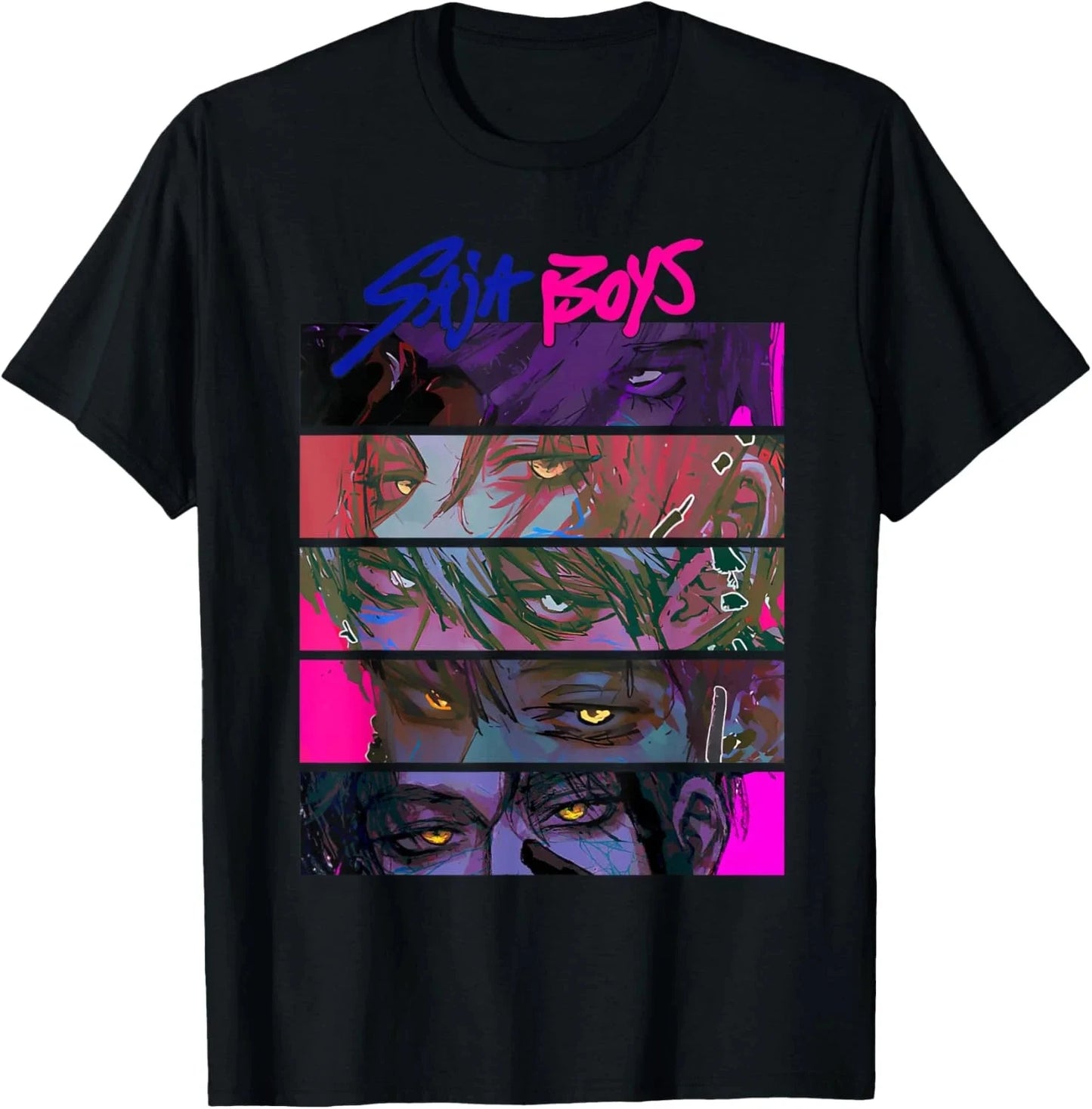 Anime KPop Demon Hunters T-shirt Summer 3D HUNTR_X Print Men Women Cartoon Top Summer Unisex Streetwear Oversized Men's Clothin