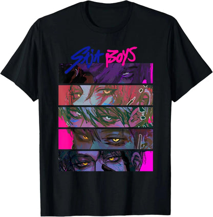 Anime KPop Demon Hunters T-shirt Summer 3D HUNTR_X Print Men Women Cartoon Top Summer Unisex Streetwear Oversized Men's Clothin