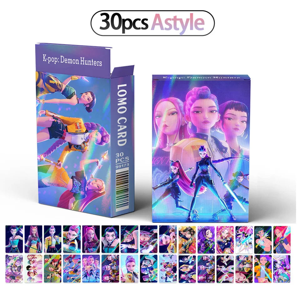 KPop Demon Hunters Standing Up Ornament Acrylic Superstar Desktop Stand Decor Anime Figures Craft Creative Gifts for Fan Lover