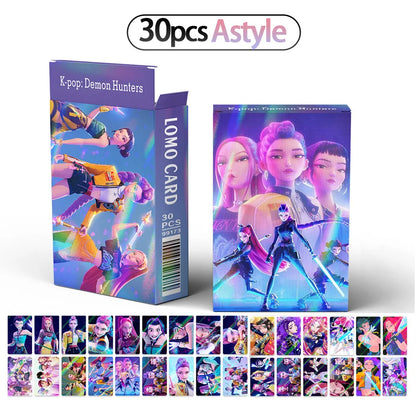 KPop Demon Hunters Standing Up Ornament Acrylic Superstar Desktop Stand Decor Anime Figures Craft Creative Gifts for Fan Lover