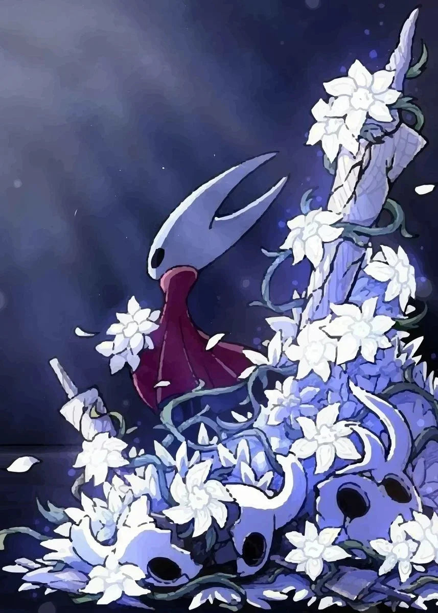 Hollow Knight Anime Videogame Aesthetic Canvas Painting Posters and Prints Wall Art Picture for Bedroom Home Decor