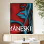 M-Maneskin D-Damiano David Band Poster HD Art Sticky Wall Waterproof Home Living Room Bedroom Bar Aesthetic Decoration