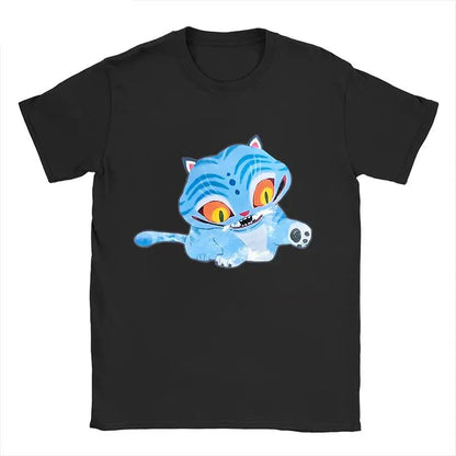 Men's T-shirt New American Harajuku Style K-pop Demon Hunter Tiger and Bird Demon Hunter Tiger Print T-shirt streetwear Unisex