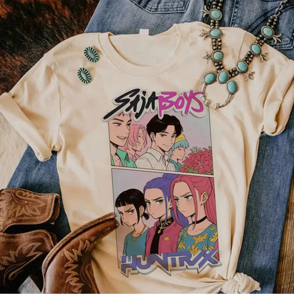 Huntrix Kpop Demon Hunters Two-sided T-Shirt