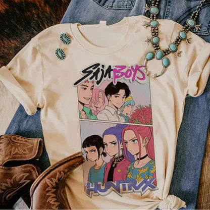 Huntrix Kpop Demon Hunters Two-sided T-Shirt