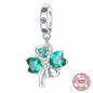 Fit 925 Original Bracelets Zircon Skeleton Angel Celtic Knot Trinity Knot 925 Silver Charms Beads DIY Birthday Jewelry Gift