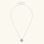 Lnkry 3mm 0.1ct Moissanite Necklace Certified 925 Sterling Silver Lucky Clover Flower Pendant Necklace For Women 2025 Jewely