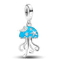 925 Sterling Silver Panda  Butterfly Kapibala Octopus Charms Beads Fit Original Pan Bracelet Bangle High Quality DIY Jewelry