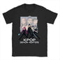 Men's T-shirt New American Harajuku Style K-pop Demon Hunter Tiger and Bird Demon Hunter Tiger Print T-shirt streetwear Unisex