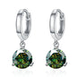 2ct Moissanite Diamond Earrings 100% S925 Sterling Sliver Orginal Drop Earring Wedding Bride Jewelry with Certificate for Women