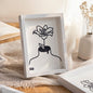 DIY 3D Dried Flower Photo Frames Specimen Stand for Home Decor Desktop Ornment Decoração Para Sala Clear Photo Frame Mini Frame