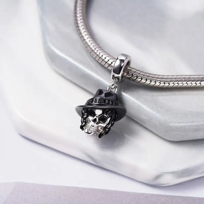 New 925 Silver Eye Palm Skull Wings Sun Pendants Charms Beads Fit Original Bracelet Accessories DIY Jewelry For Women
