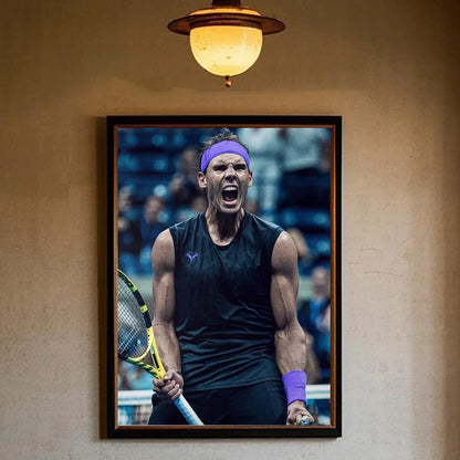 Tennis R-Rafael N-Nadal Poster HD Art Sticky Wall Waterproof Home Living Room Bedroom Bar Aesthetic Decoration