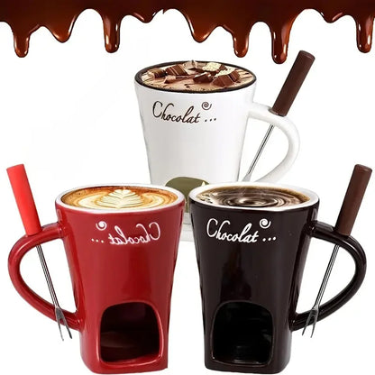 Home Double-Layer Heat-Resistant Ceramic Cup – Universal, Anti-Scald Design, Ideal for Coffee & Beverages
