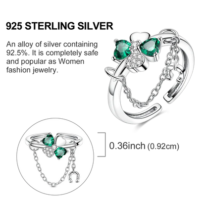 New 925 Sterling Silver Open Ring Hollow Rose Infinite Love Simple Ring Women Wedding Engagement Party Jewelry Gift