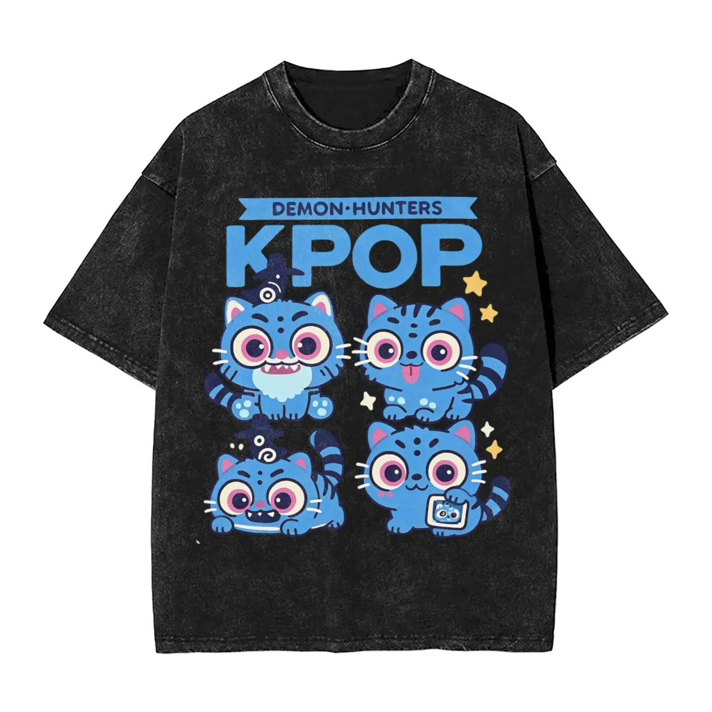 Saja Boys Kpop Demon Hunters Vintage Style T-Shirts