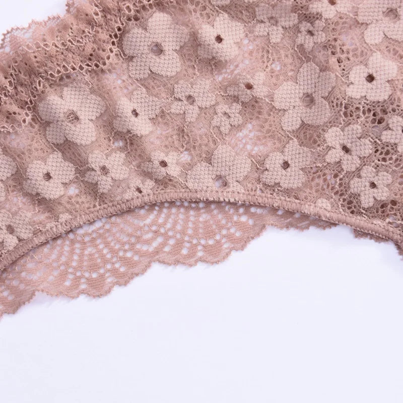 3Pcs Women Cotton Lingerie Sexy Thong Soft Fashion Panties Femme Design Underwear Pantys Underpant Lingerie Lace Intimates S-XL