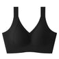Large Size Seamless Underwear Women's Full Cup Adjustable Big Breast Revealing Small Breast Reduction Bra