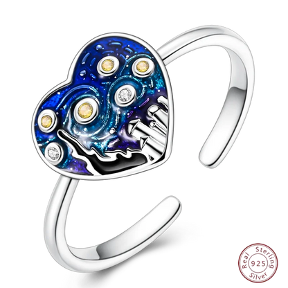 New 925 Sterling Silver Open Ring Hollow Rose Infinite Love Simple Ring Women Wedding Engagement Party Jewelry Gift